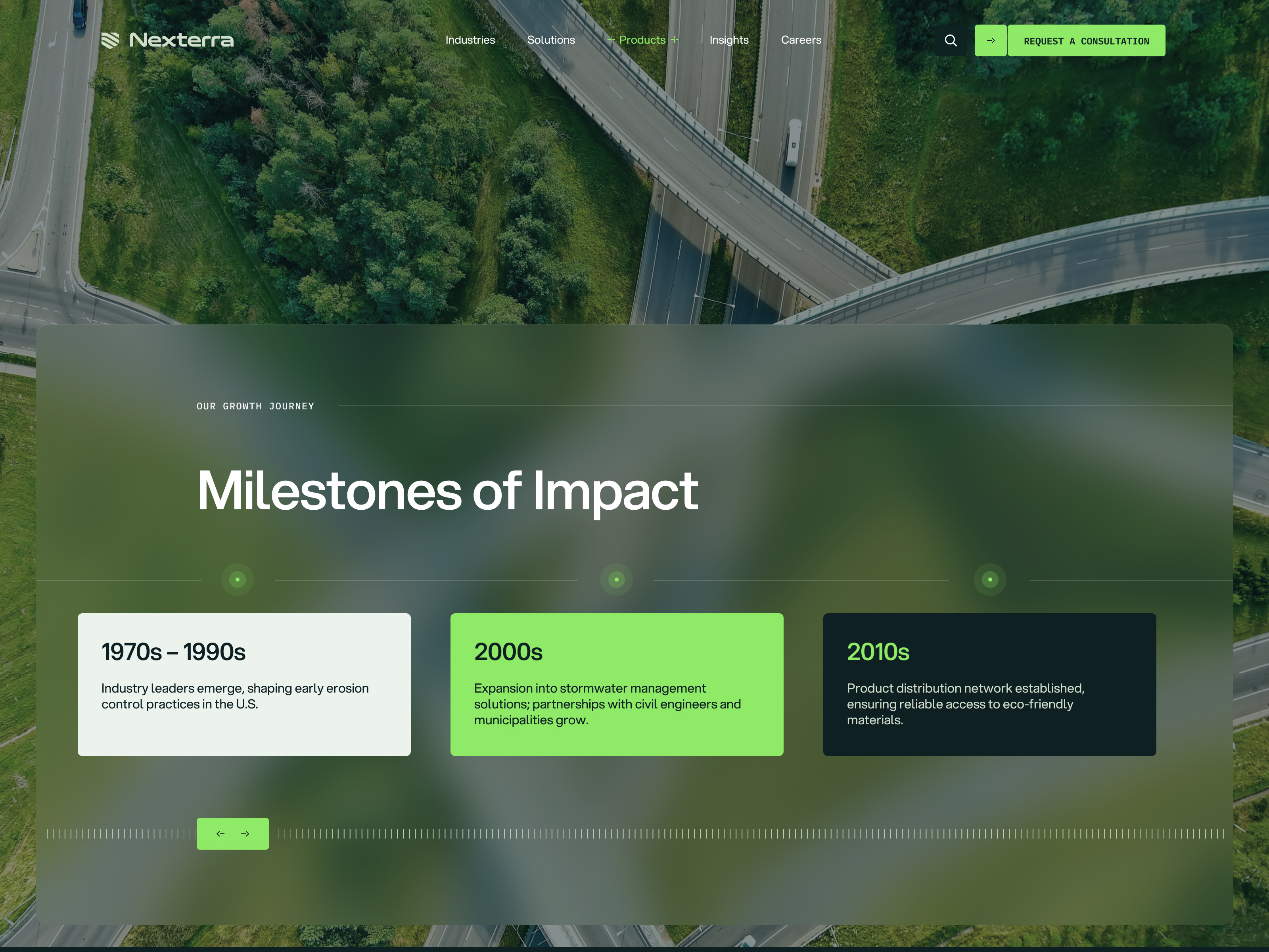 Nexterra Website homepage illustration kreativa magnet ui ux web design website