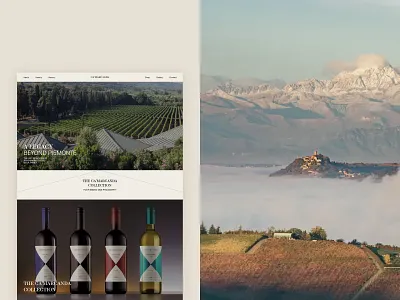 Ca'Marcanda Winery — Concept Website Design beverage concept design editorial layout elegant website full bleed photography landing page luxury brand minimalist design product showcase serif typography webdesign webflow webflow agency webflow concept design webflow designer webflow developer webflow template winery website