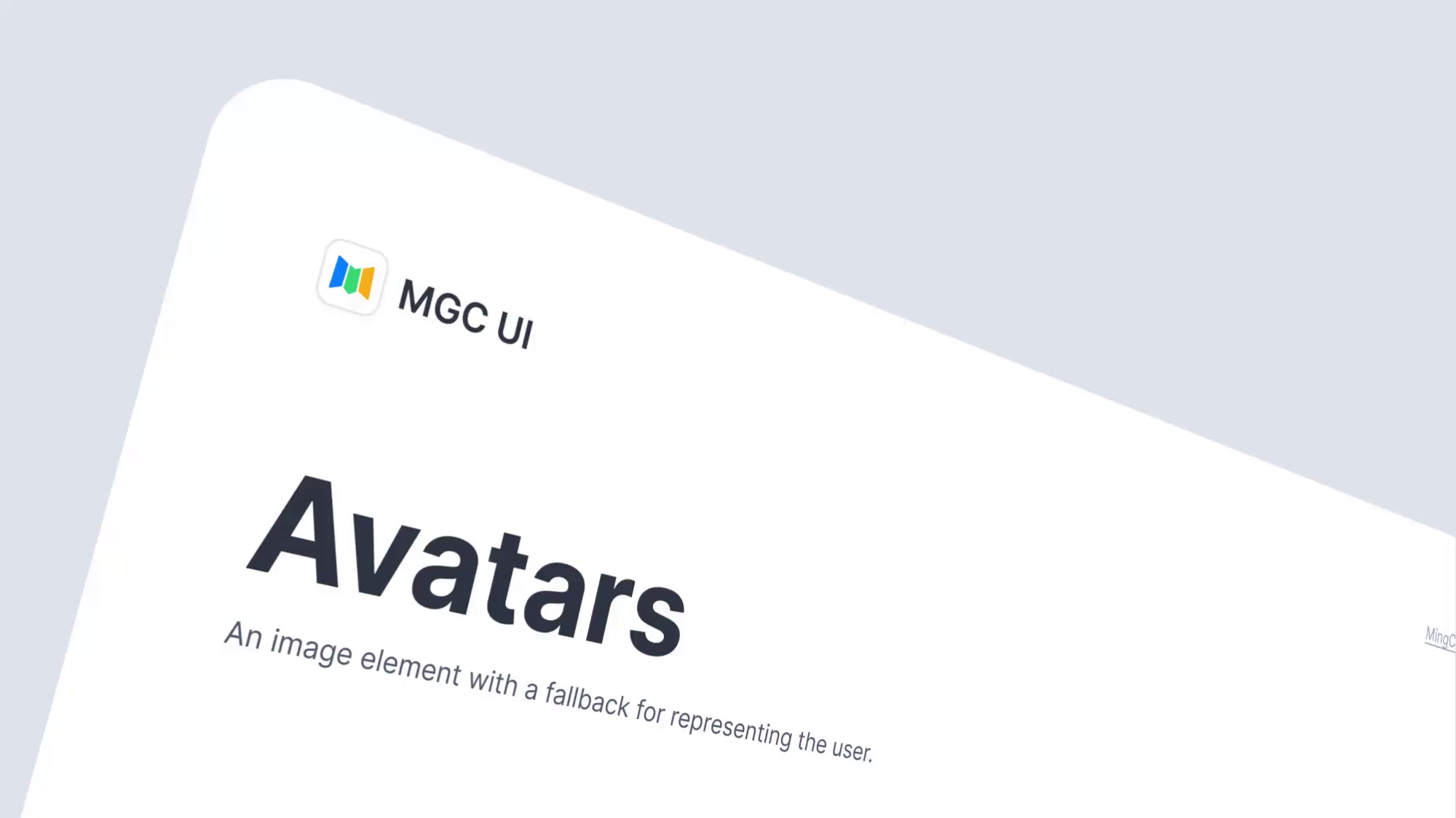 Avatars component