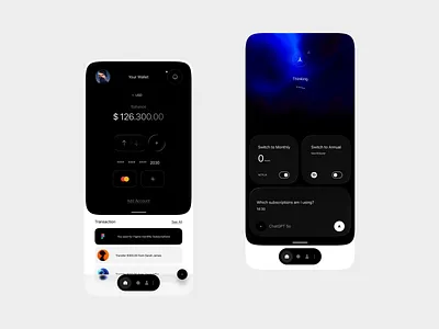 AI Payment App Concept Mobile Design ai analyze app bamk business clean designer features finance graphic design minimal mitkow mobile money motion graphics ui ui design ux wallet web3