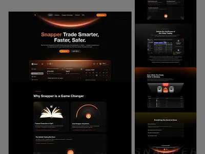 Trading Landing Page blockchain crypto trading design product trade trading trading landing page trading platform web web3