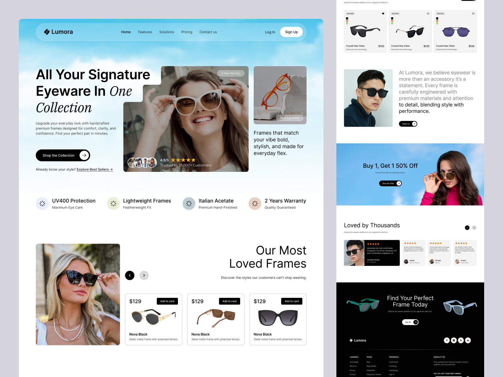 Example of Saa S Website UI/UX Design In Figma