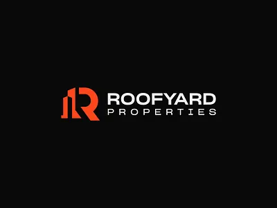 Roofyard- Modern Real Estate Logo Design branding construction dribbble graphic design homelogo identity logo logodesign logoinspiration minimalistic property realestate typography