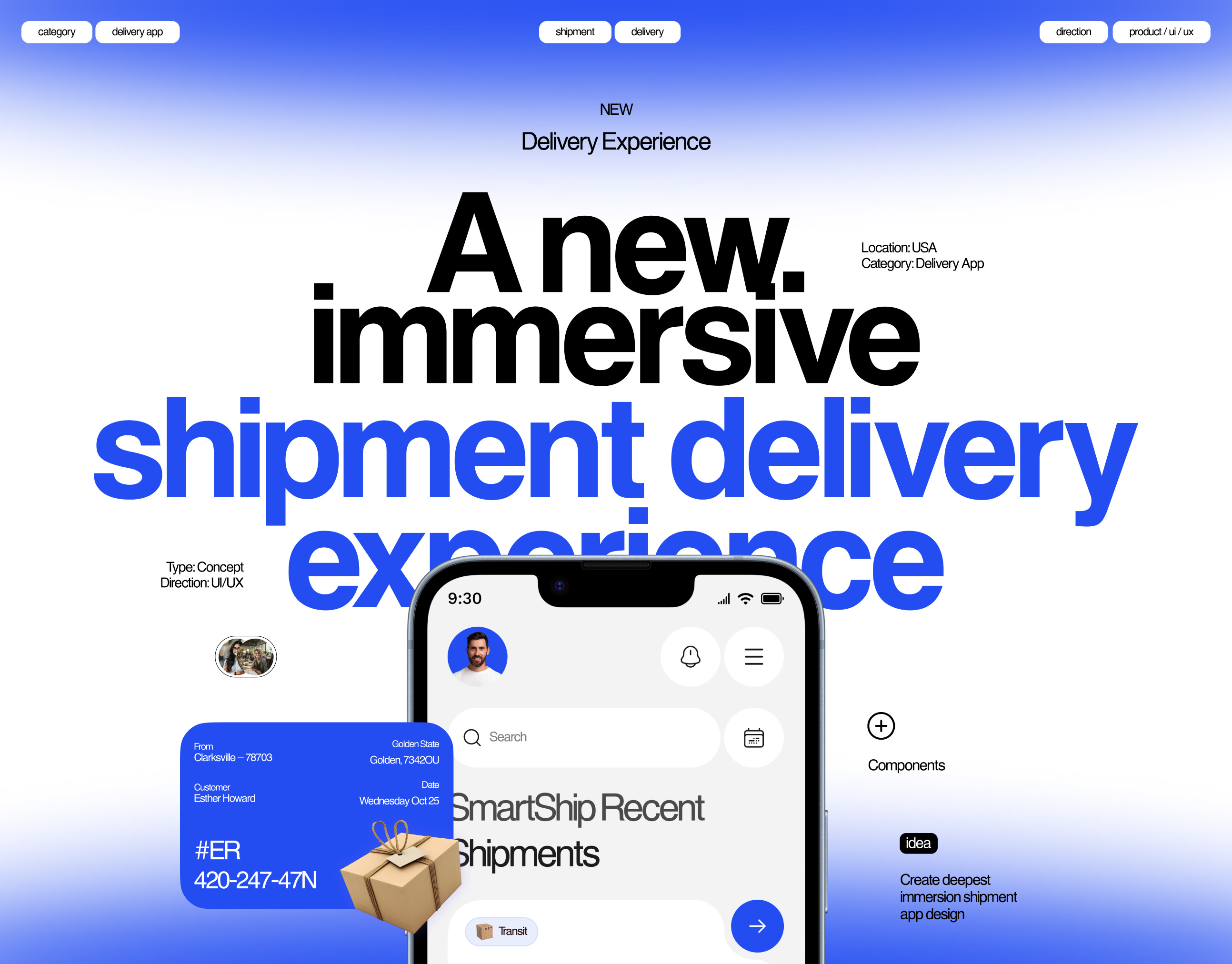Shippify — Shipment App UI & Branding app branding app logo app ui app ui design application design application ui ecommerce app interface design mobile app shipify shopping app ui ui design ui u user interface