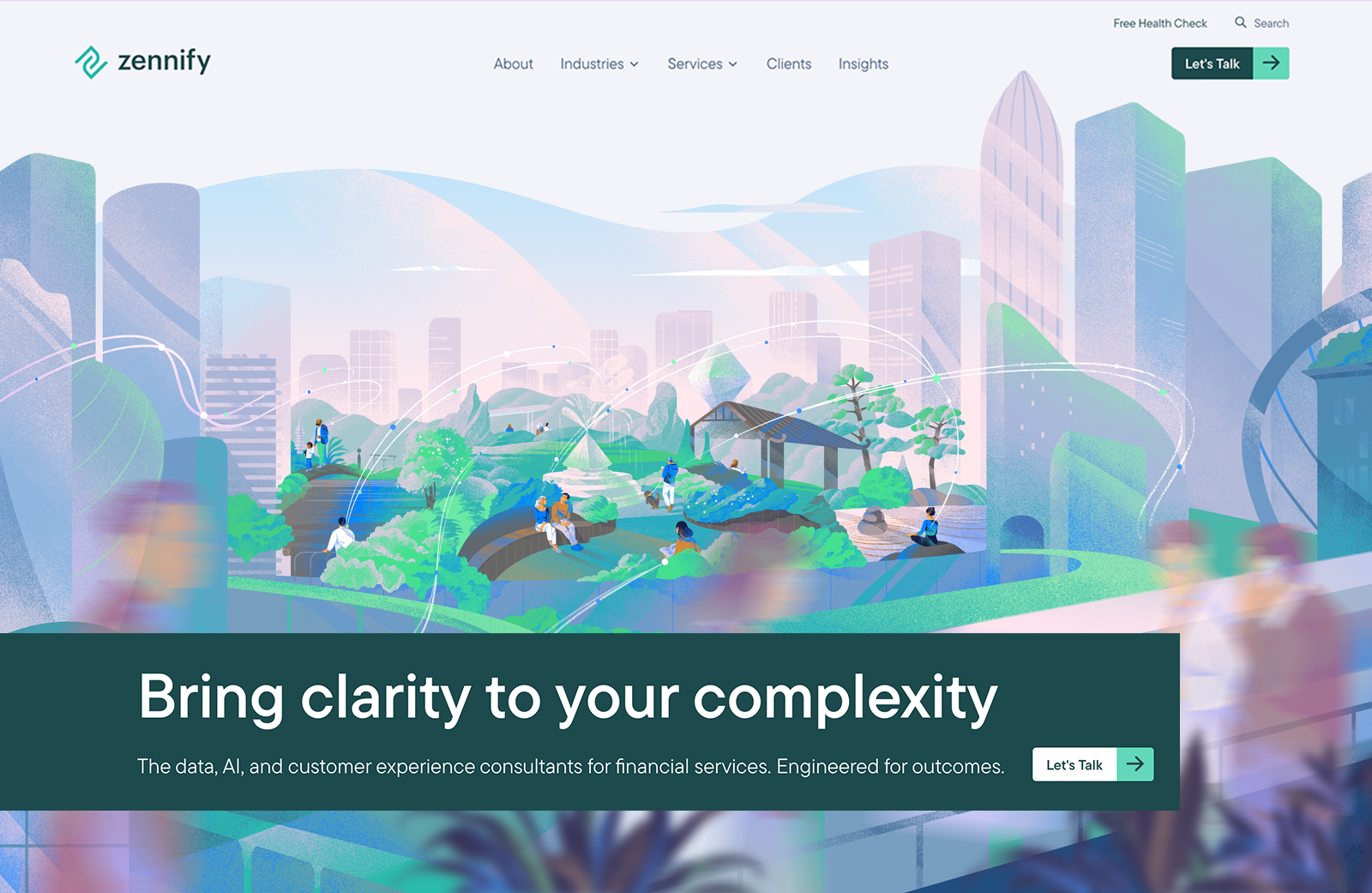 Example of The illustration for the wonderful Zennify project (part 2)
