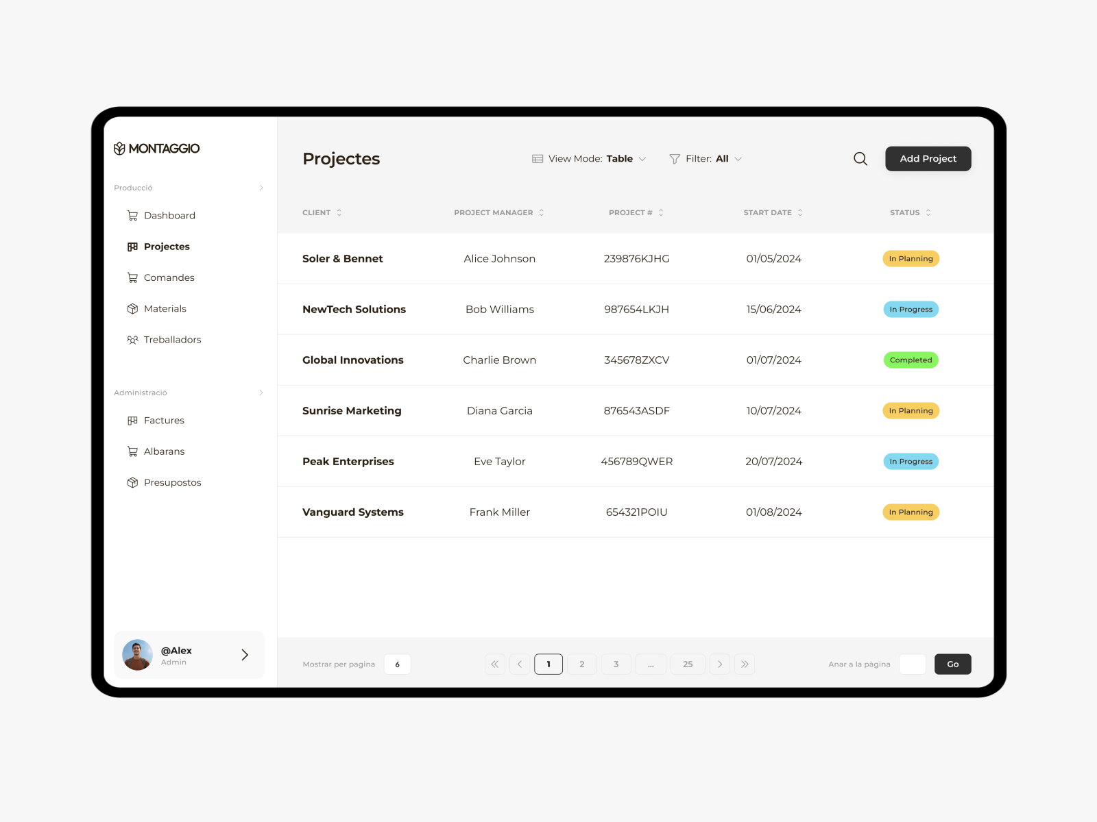 Industrial Dashboard – Exhibition & Event Management SaaS admin panel ai b2b clean dashboard data visualization erp events exhibition industrial logistics management minimal saas table typography ui user interface ux web app