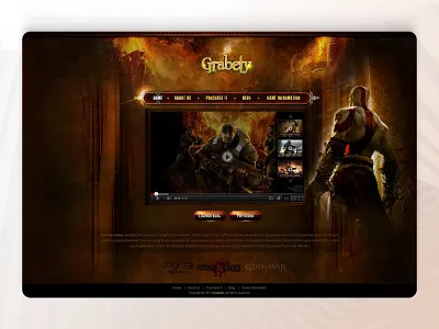 Gaming Website UI/UX Design – Premium Game Landing Page Concept cinematic web design dark theme ui dark ui design fantasy game ui game interface game landing page game website design game website designer gaming ui gaming web design landing page ui ui ui ux design user experience designer user interface designer ux video game website web interface design website design website designer