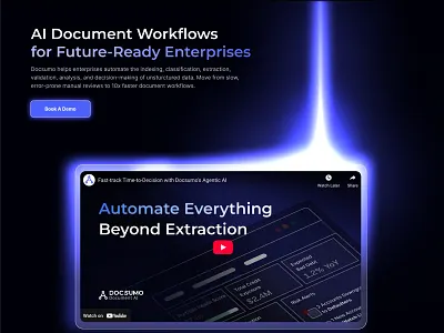Designing a Conversion-Focused Hero for an AI Document Workflow branding