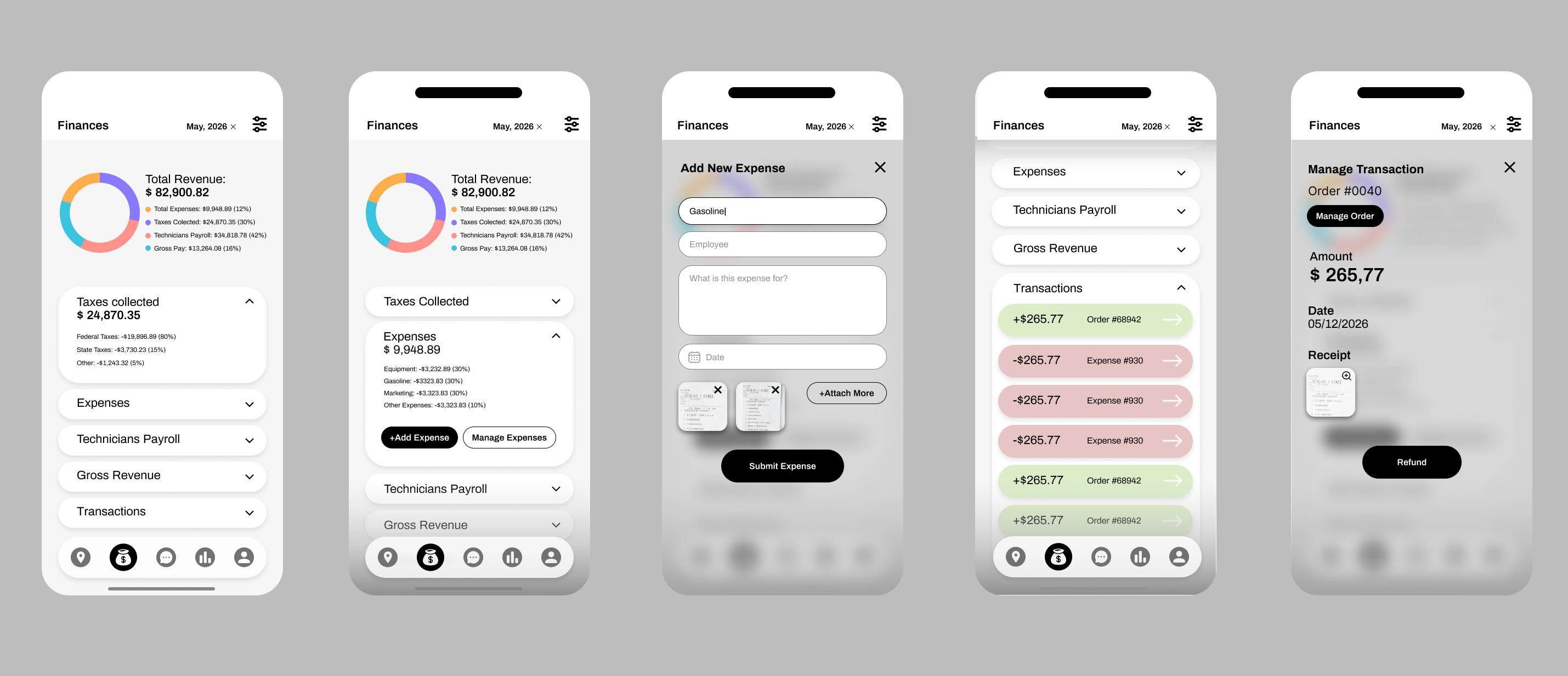 SaaS CRM UX/UI Design