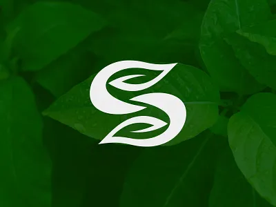 S-Organic-logo branding clean creative graphic design green icon leaf logos mark minimalist modern natural new organic logo premiuam s s logo s logo design unique unused