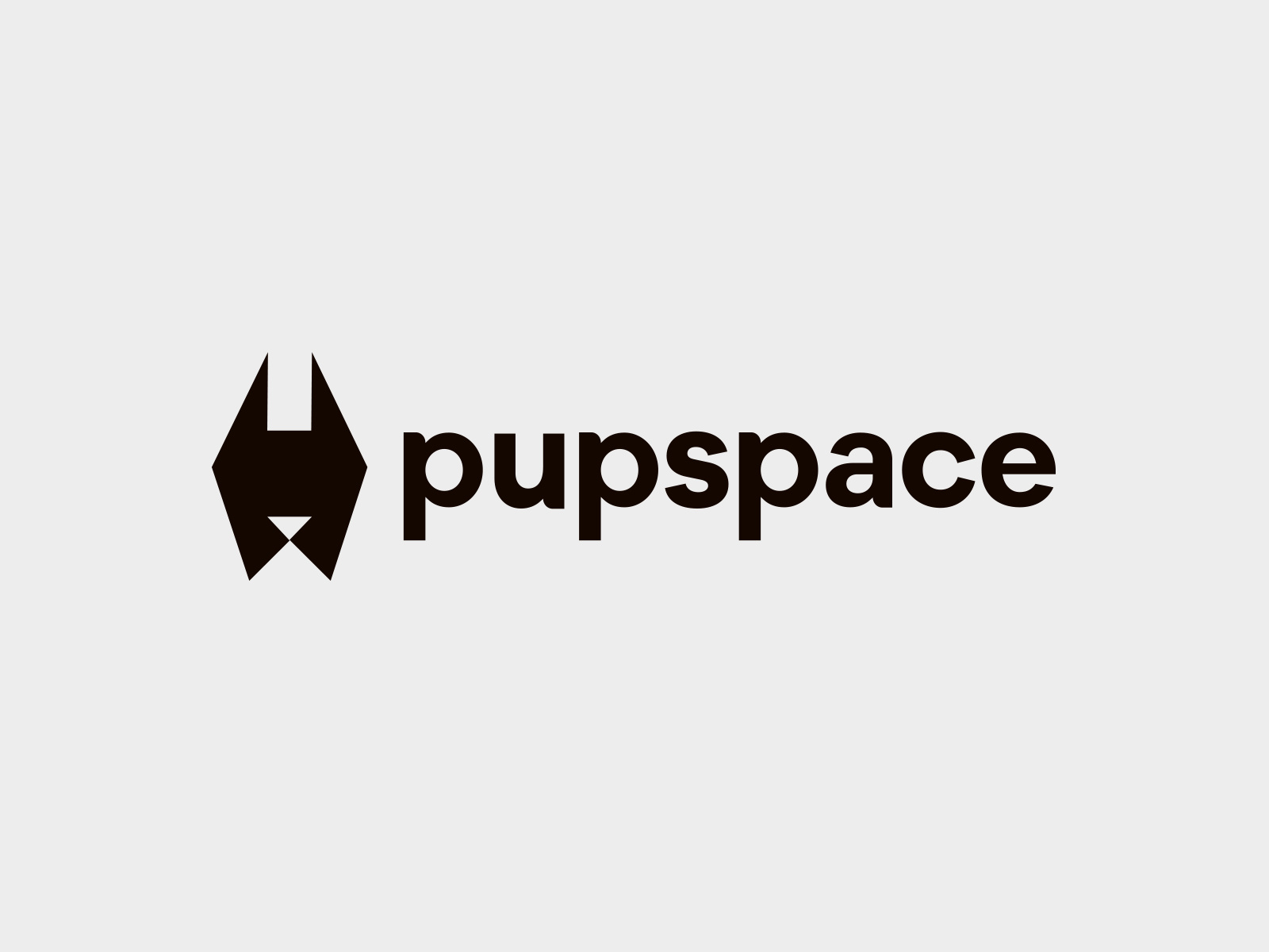 Pupspace Logo Design brand branding community design dog geometric group illustration logo mark minimal pup pupspace samadaraginige simple