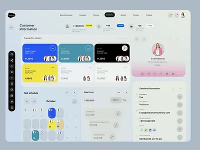 CRM Dashboard UI crm dashboard ui figma product design ui design