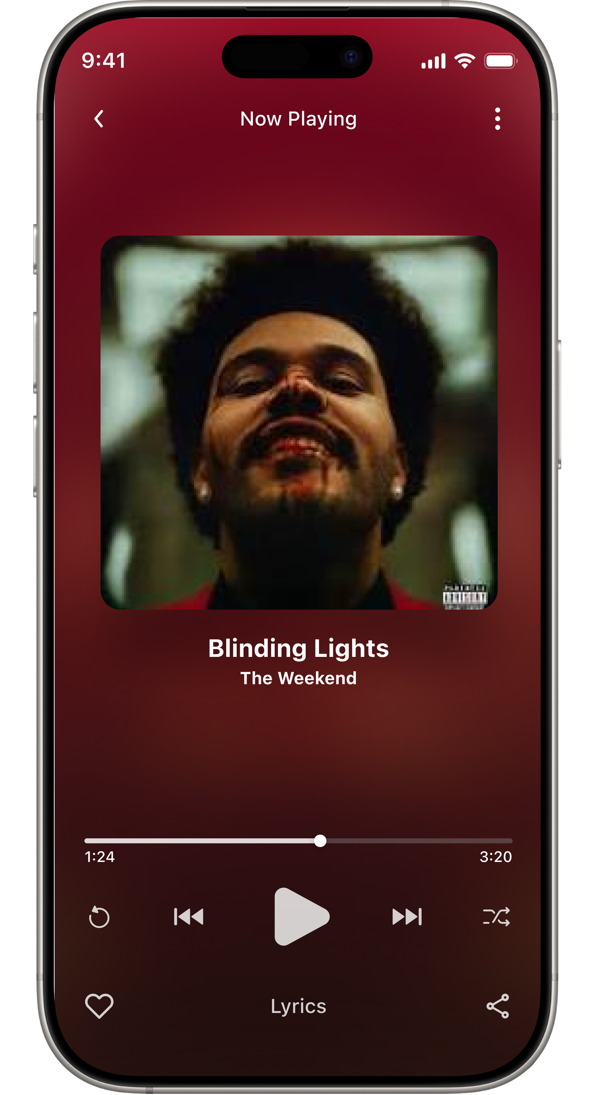 Daily UI #009 — Music Player daily ui design mobile ui music player ui ux