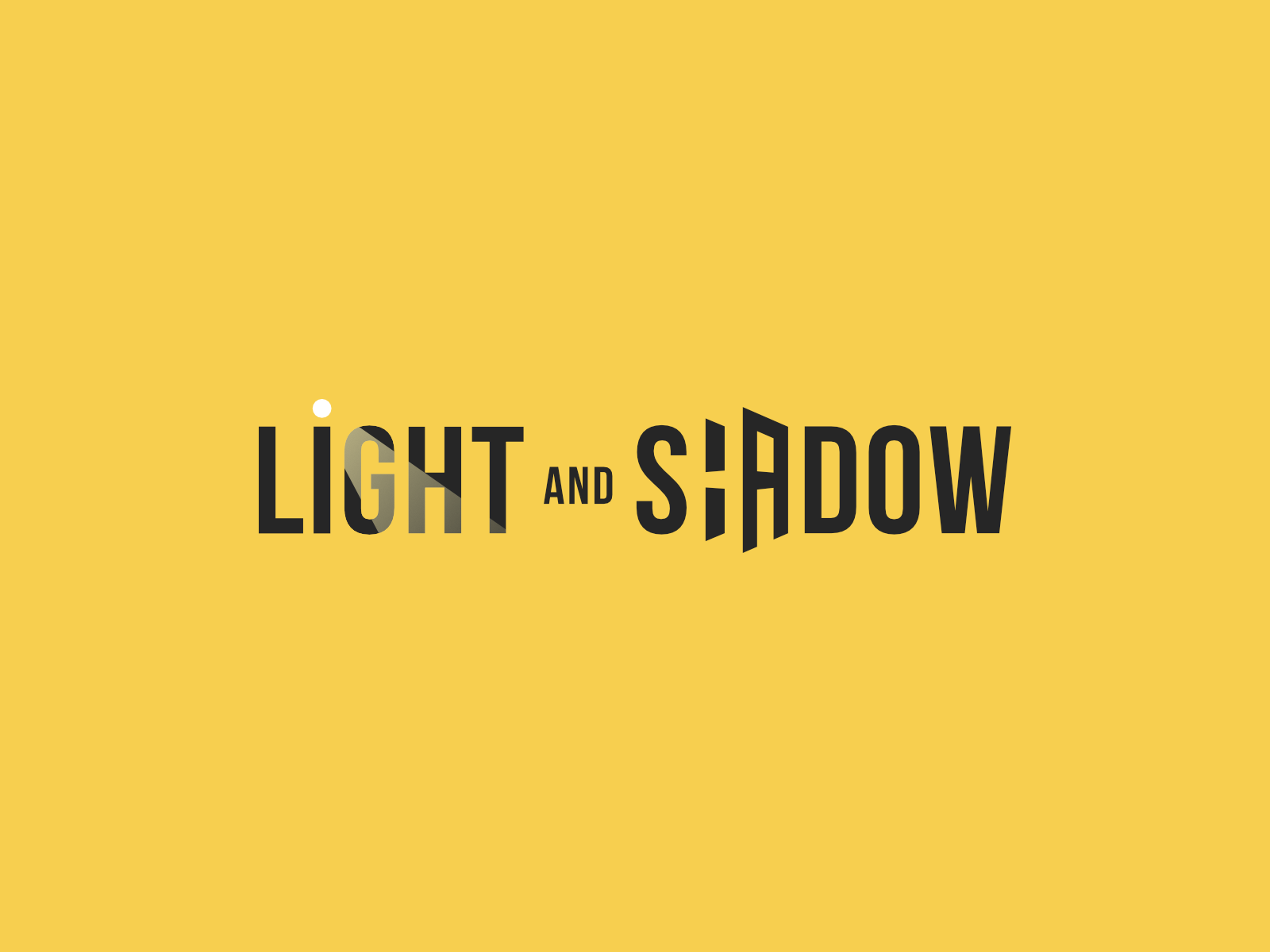 Light and Shadow — Logo Design 3d animation brand identity branding design fiverr geometric logo graphic design illustration logo logo design minimal minimal logo modern logo motion graphics store typographic logo typography logo ui vector