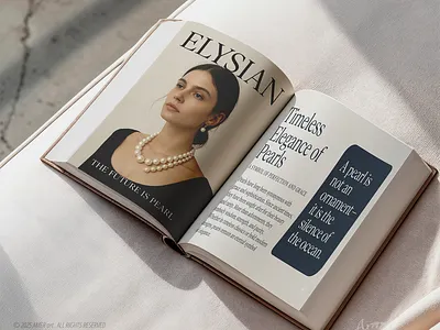 Minimalist-" Luxury in its purest form." art direction cover design editorial editorial design fashion editorial magazine cover minimalist design typography