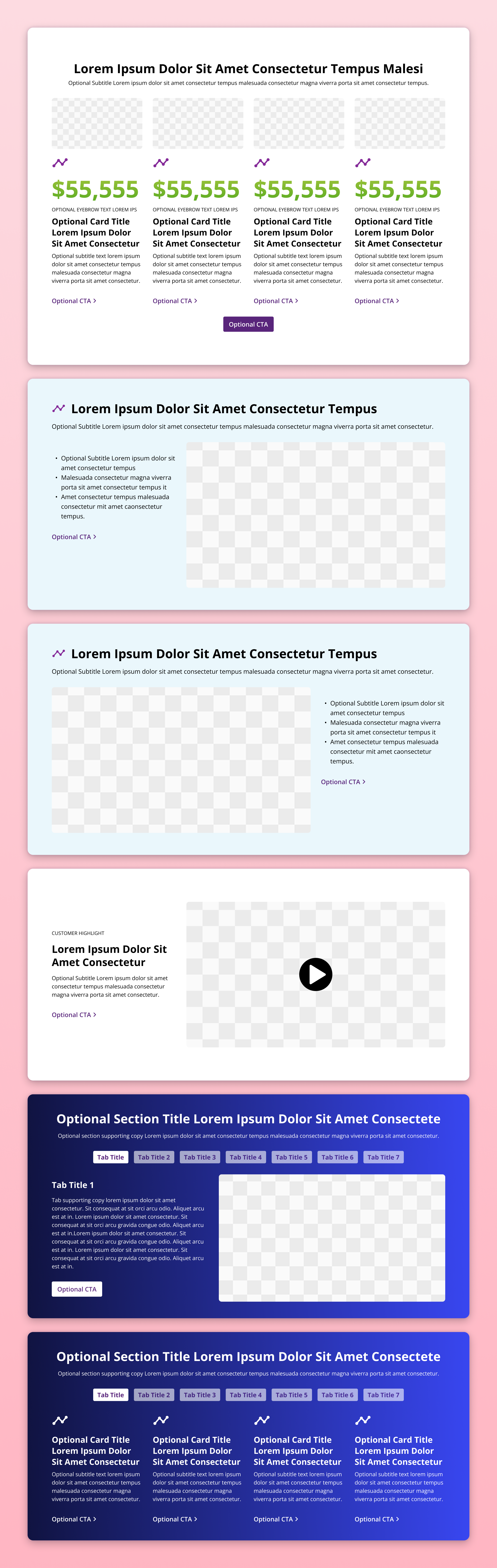 Example of Web Design System & Components