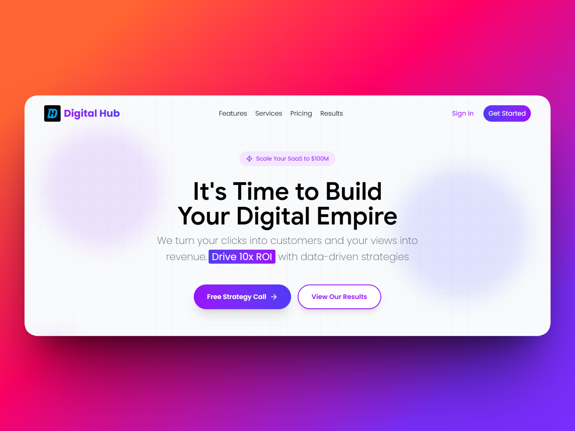 Marketing Agency Landing Page Hero agency landing page ai saas landing page aimated landing page design free landing page design landing page landing page design marketing marketing agency landing page marketing hero design modern landing page modern landing page design modern web design premium landing page saas landing page ui web design