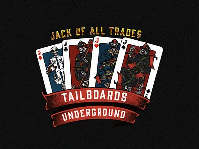 Jack of All Trades - Firefighter apparel apparel design badgedesign design firedepartement firedept firefighter graphic design illustration illustrator jack of all trades merch merchdesign playing cards skeleton skull tattoo traditional tattoo tshirt design vector