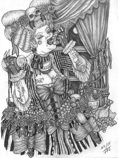 "Rococo" 8.5 x 11 0.7 Mechanical Pencil #2