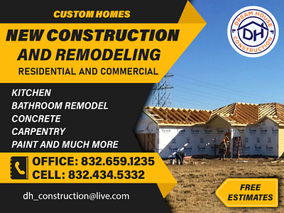 Dream House Construction Banner