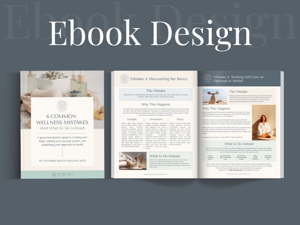 Holistic Wellness Guide Ebook Design