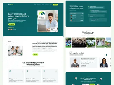 Event Payment Platform collectpayments communityevents creativedesign eventcontributions eventfund eventmanagement eventorganizer eventpayment eventtech fundcollection fundraising groupevents landingpagedesign onlinefundraising paymentcollection paymentplatform webappdesign webdesign websitedesign