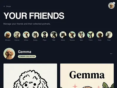 Gemma's Looks ai dogs gradient headshots micro interactions pets photography replit ui