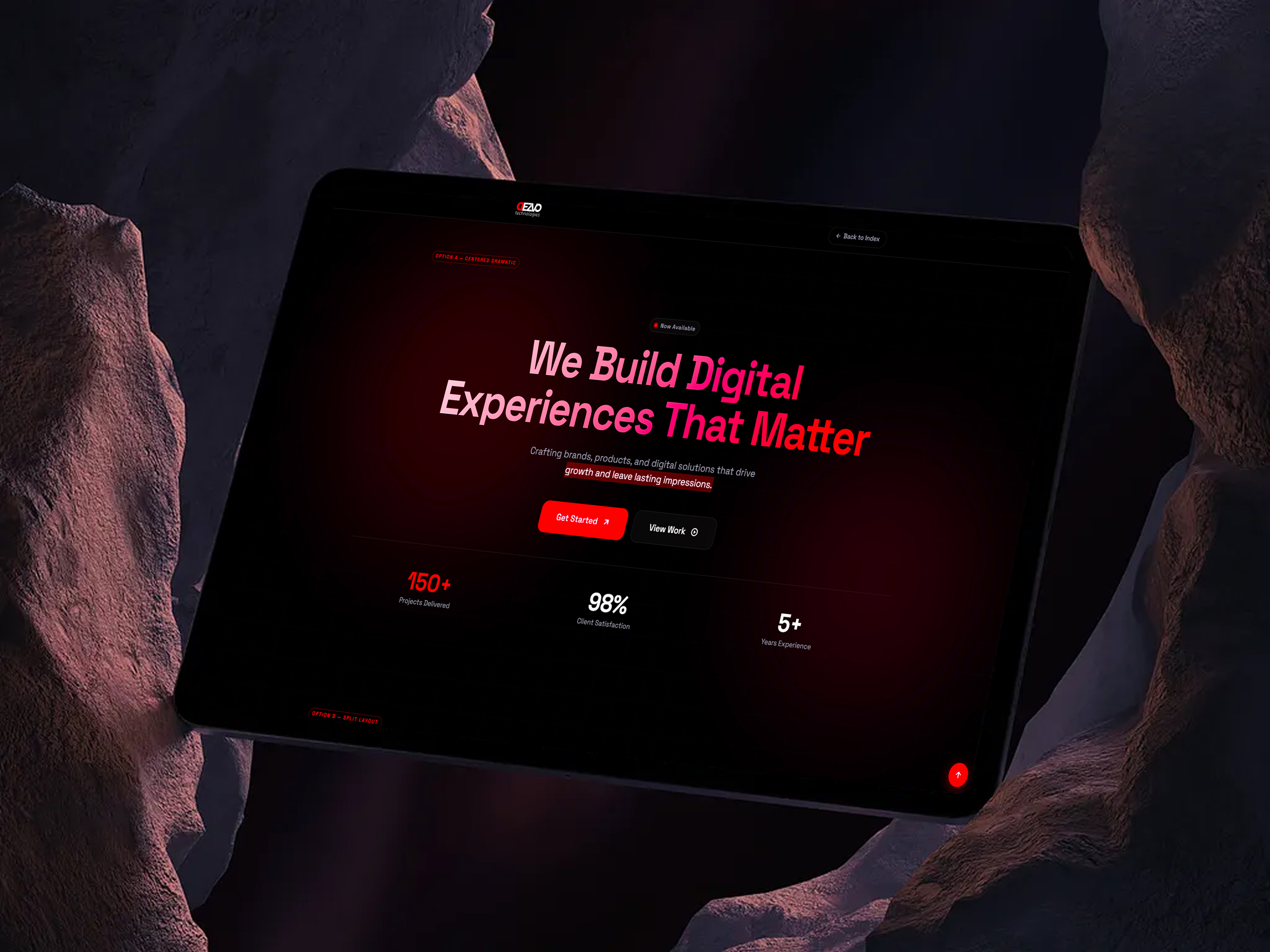 Dezvo Design System – Scalable UI Components for Modern Web Apps ai dashboard landing page no code ui vide code website