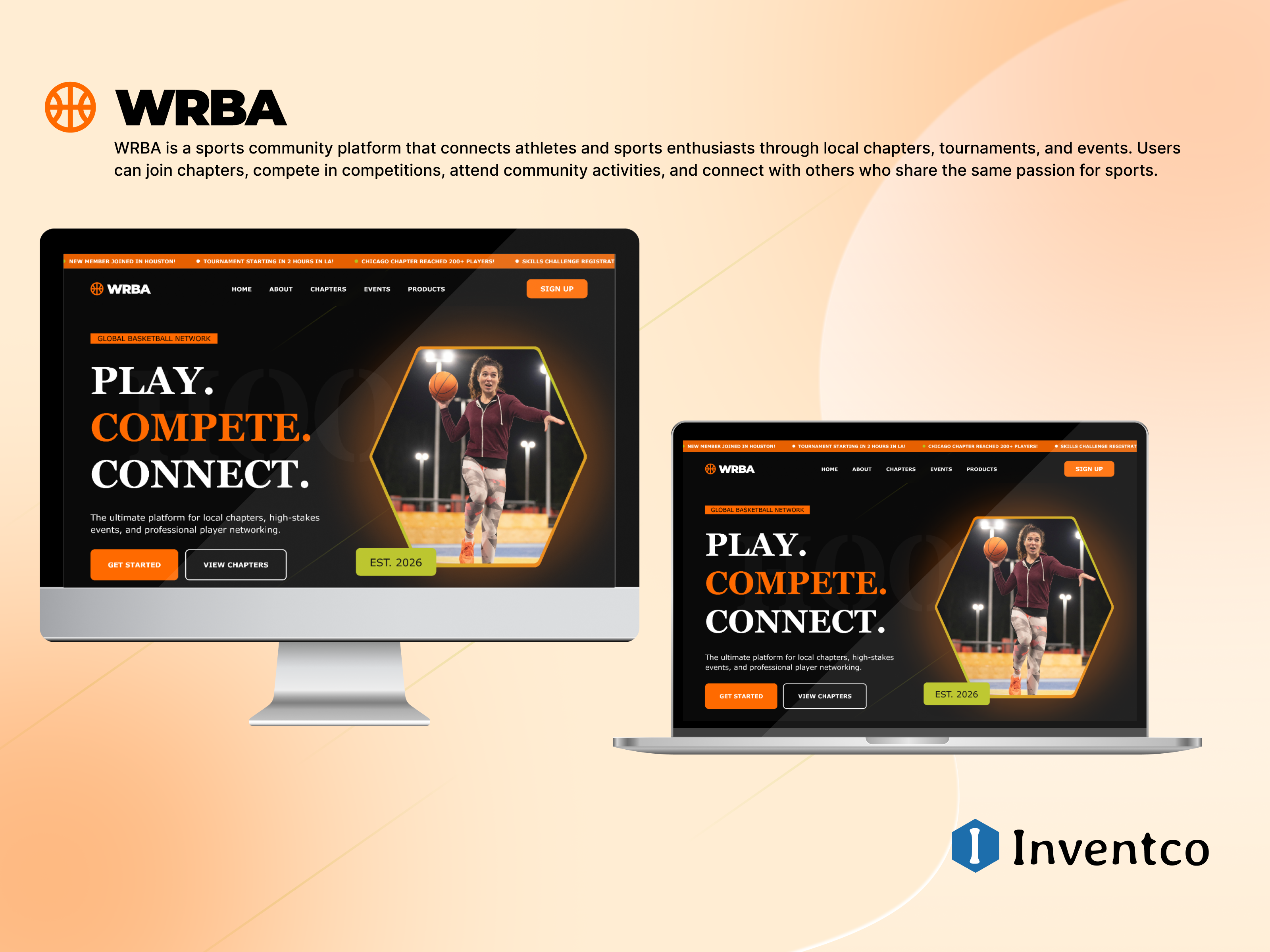 The WRBA ui website development wordpress development