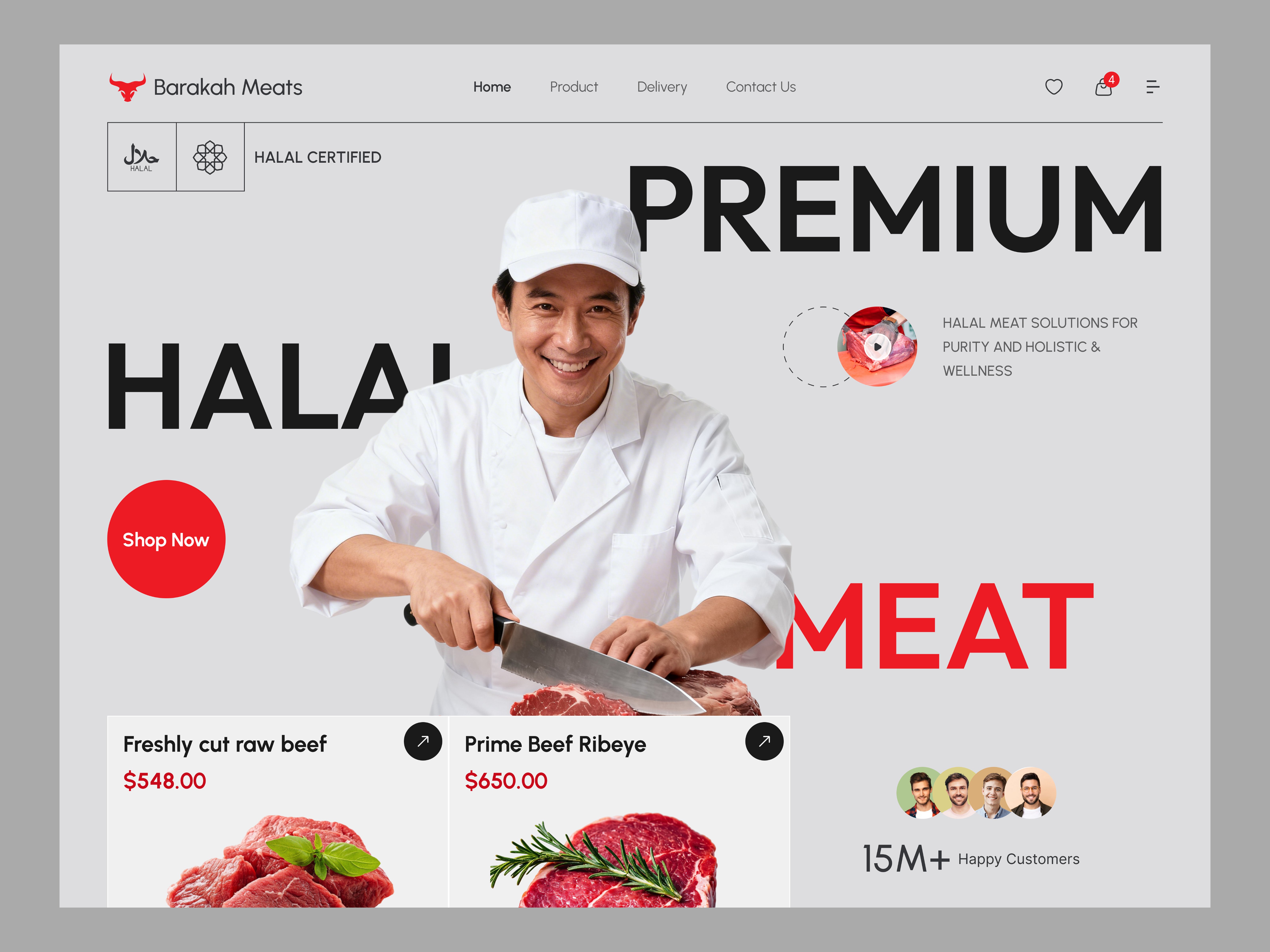 Example of Landing Page Design | Website Design 