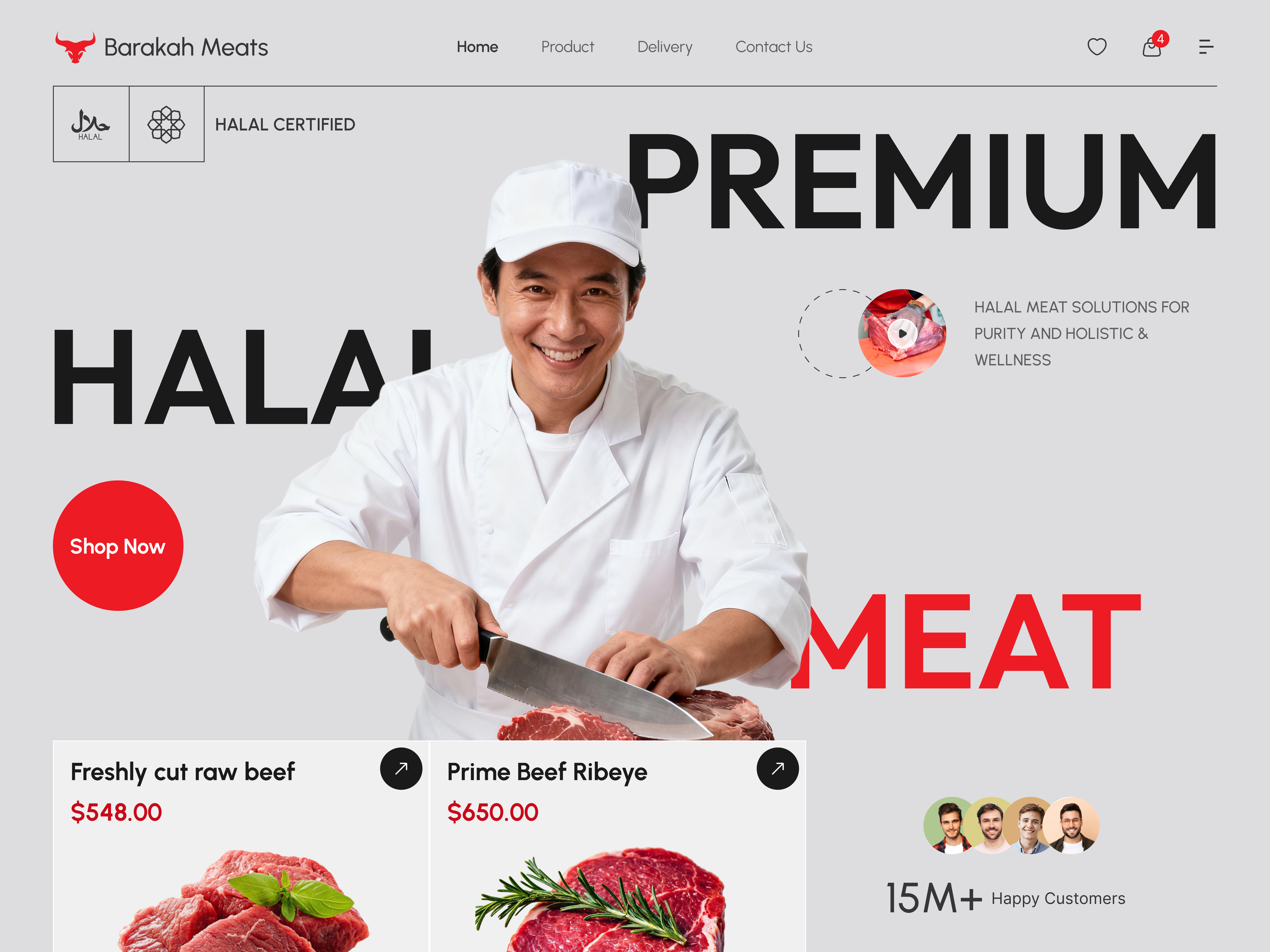 Example of Landing Page UI/UX Design In Figma 