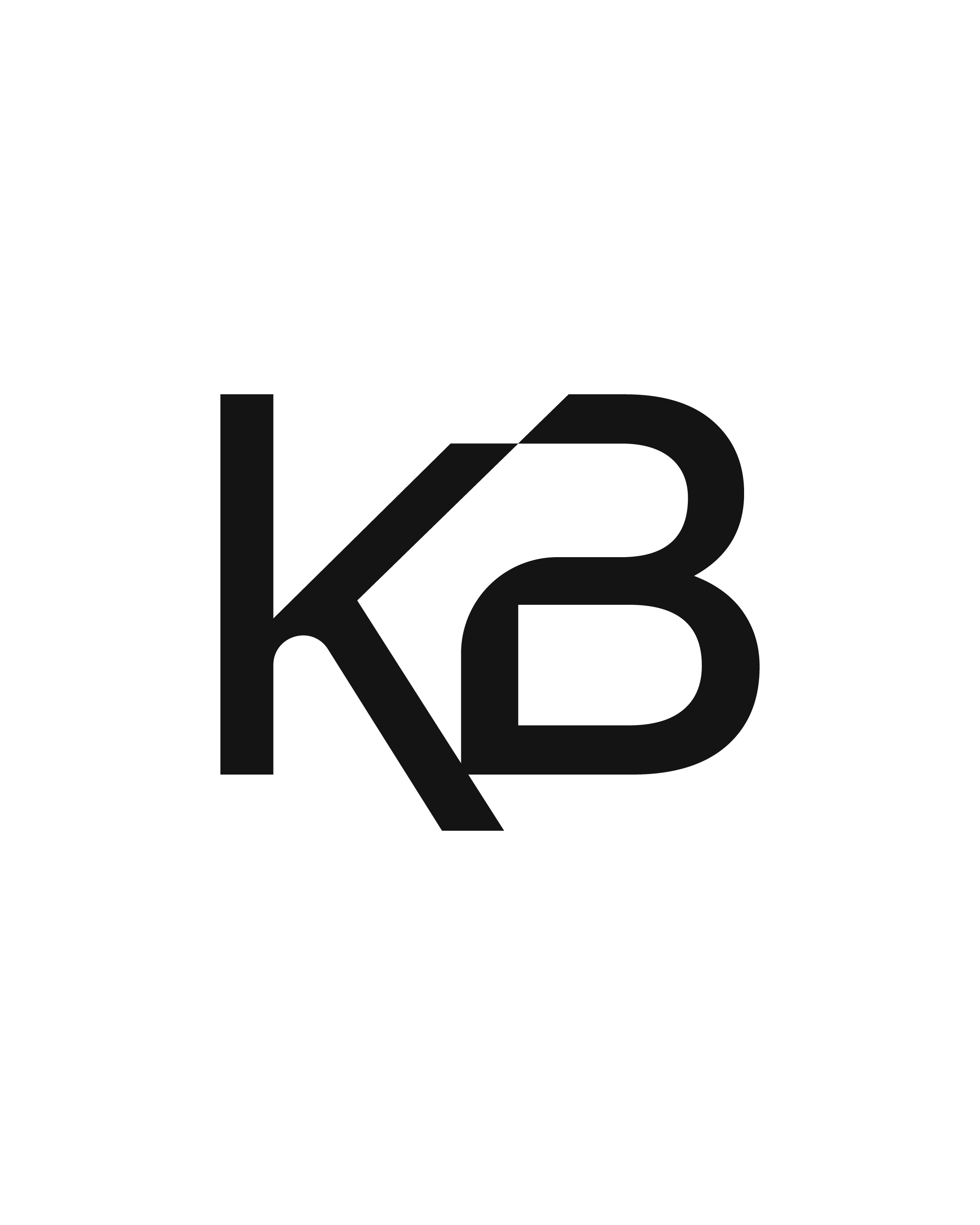 KB or BK monogram typography logo by Anhdodes anhdodes brand branding design graphic design lettering lettermark logo logo design logo designer logodesign minimalist logo monogram typography wordmark