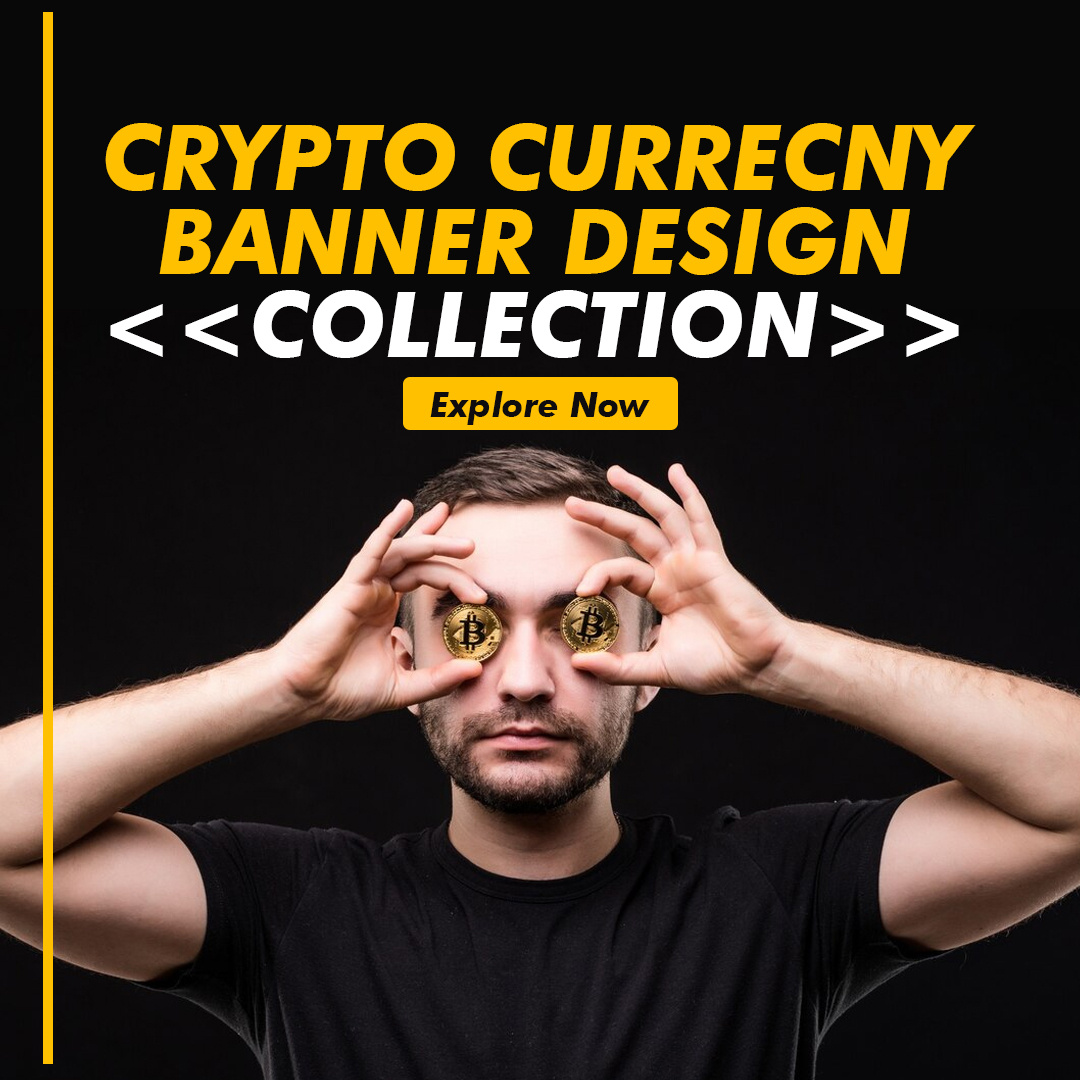 The Crypto Currency Banner Design Template Collection by Next Zilla on  Dribbble