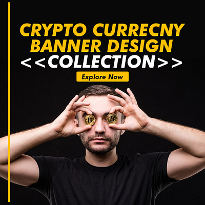 The Crypto Currency Banner Design Template Collection app branding crypto design graphic design illustration logo typography ui ux vector