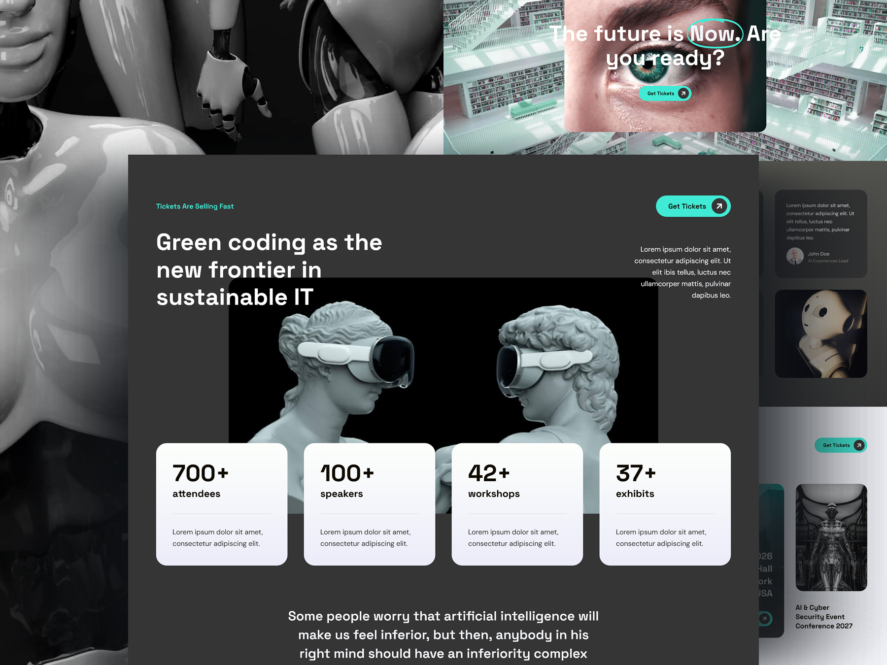 AI & Cyber Security Event Conference WordPress Website Theme