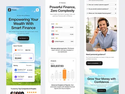 SaaS Landing Page Mobile Responsive b2b saas web design design figma uiux figma web design landing page landing page design mobile first design mobile responsive mobile responsive design oripio oripio design agency product landing page saas saas landing page sajibur design startup website web design 2026 web ui design website design