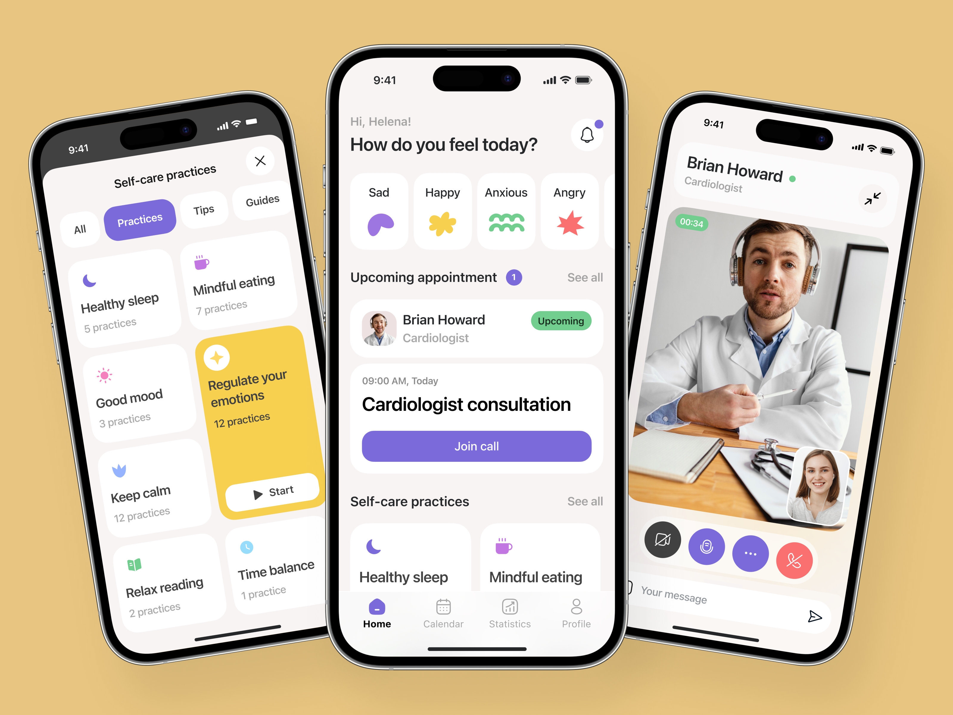 Telemedicine Mobile App Design