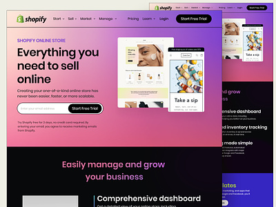 Design Exploration Shopify Online store build web business clean ui dashboard landing page marketing marketplace online product responsive shopify ui ux ui design uidesign web web design web ui webflow website wix