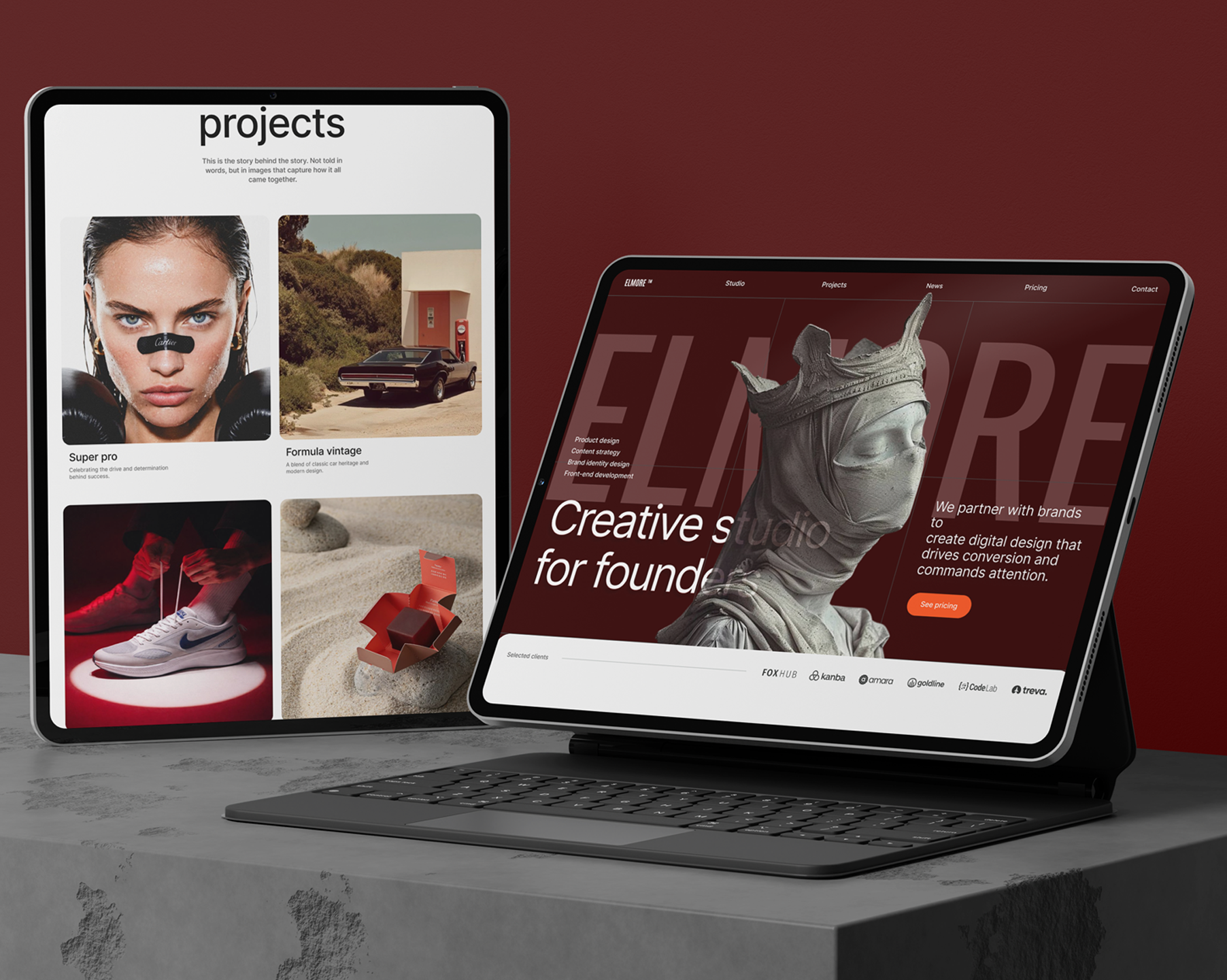 Modern Agency Website Design | UI/UX for Creative Agencies adaptive design agency landing page minimal design mobile design modern design professional design responsive design typography design ui design user experience user interface ux design web design website website design website interface website layout website navigation website structure