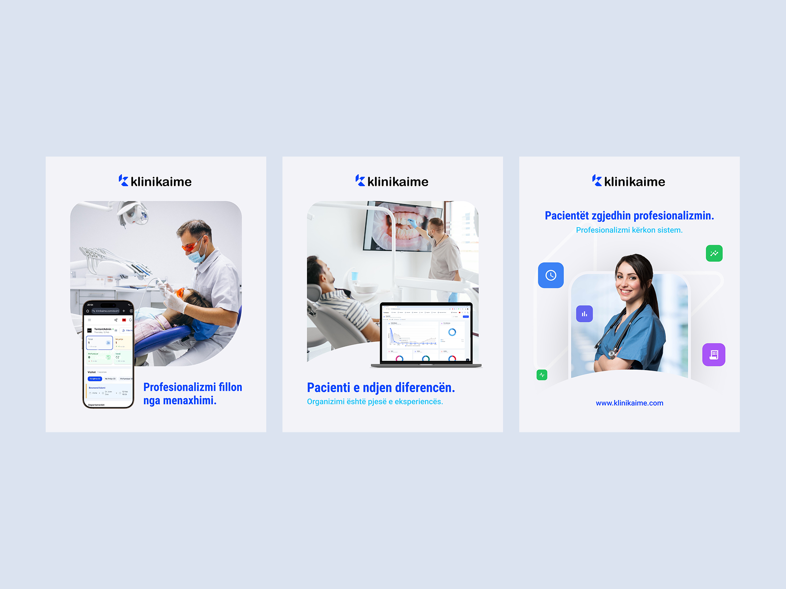 Social Media Posts for Klinikaime