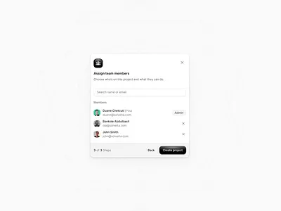 Assign team add team assign figma illustration project team team member ui ux