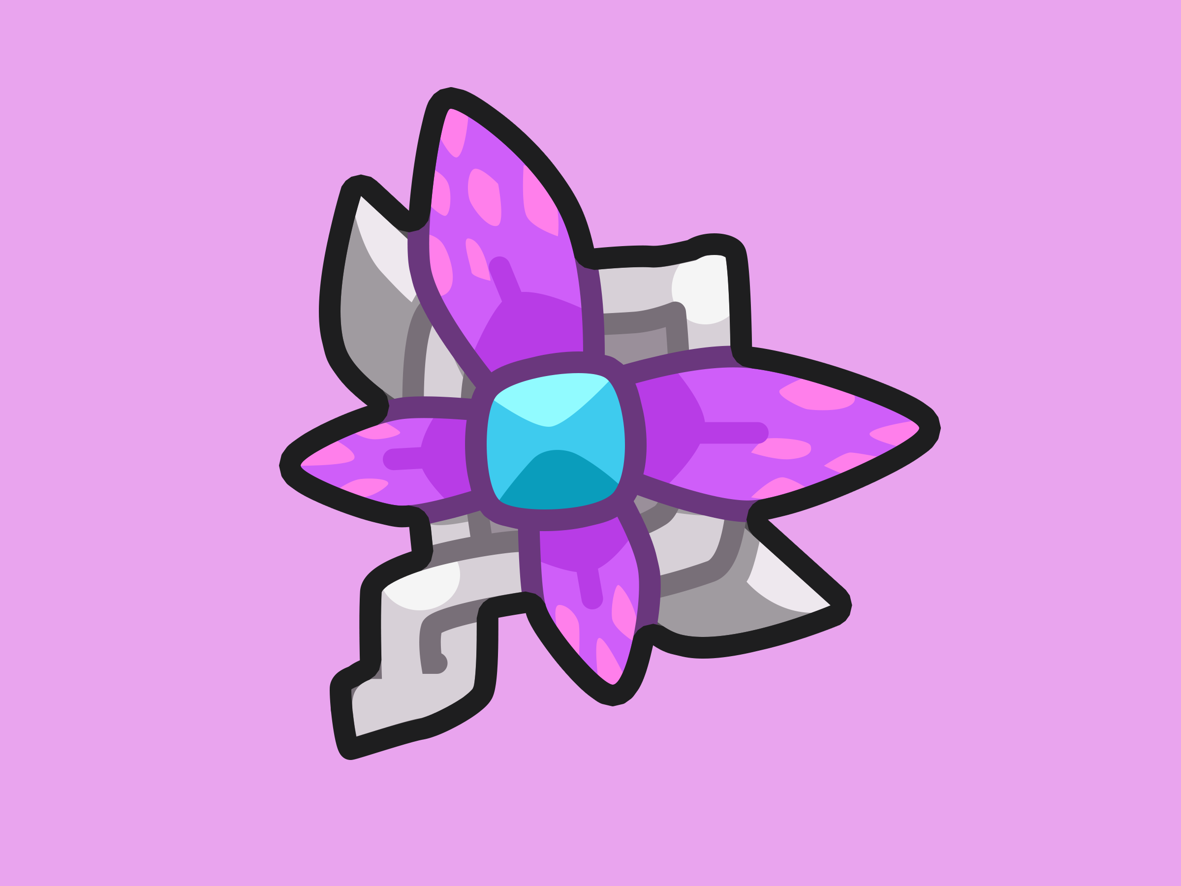 2D Minimal - Artifact Icons Brooch