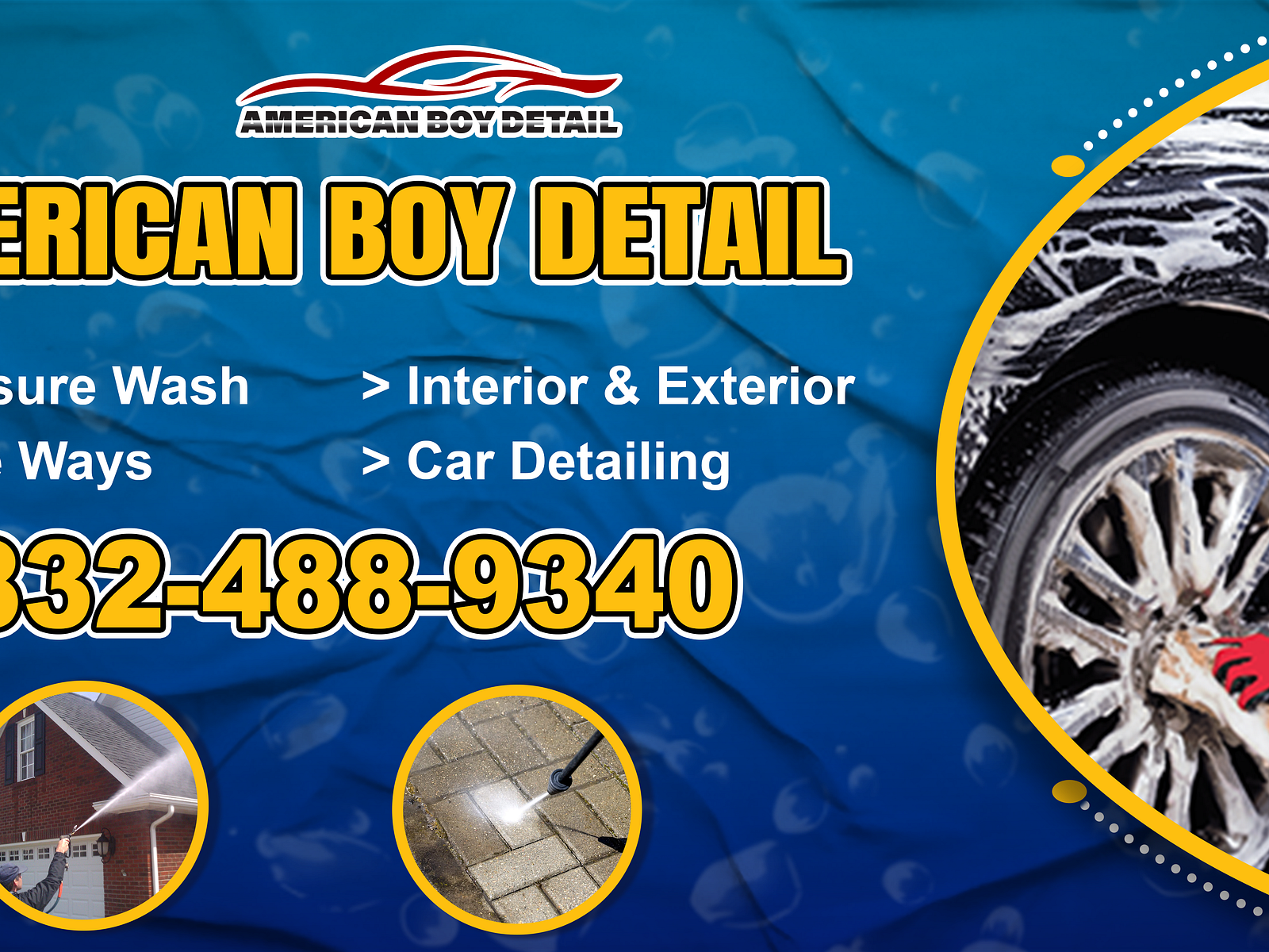 Car Detailing Banner by Gull_Designs on Dribbble