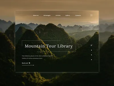 Mountain Travelling Design ⛰️ aesthetic animation branding design dribbble graphic design illustration motion graphics recommendations typography ui ux webdesign