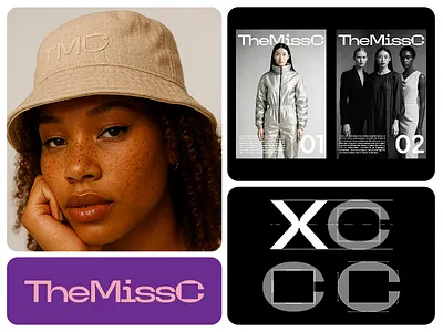 TheMissC Visual Identity apparel brand brand design brand identity branding cover design editorial fashion graphic design graphicdesign grid logo logo design logo grids logodesign logotype logotype design symbol mark visual identity