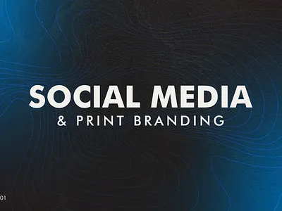 Social Media and Print Branding branding graphic design print media social media social media branding