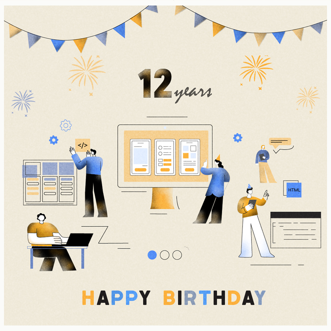 happy birthday poster character colour design graphic design illustration social media social media poster