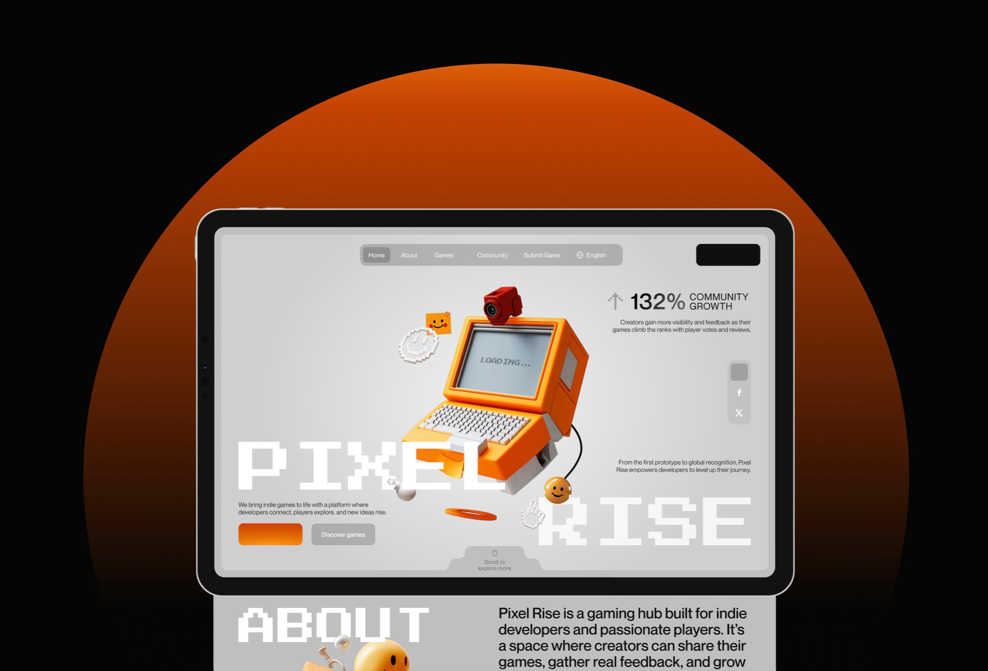UI-UX for Creative Gaming Platform design interface product service startup ui uiux ux web website