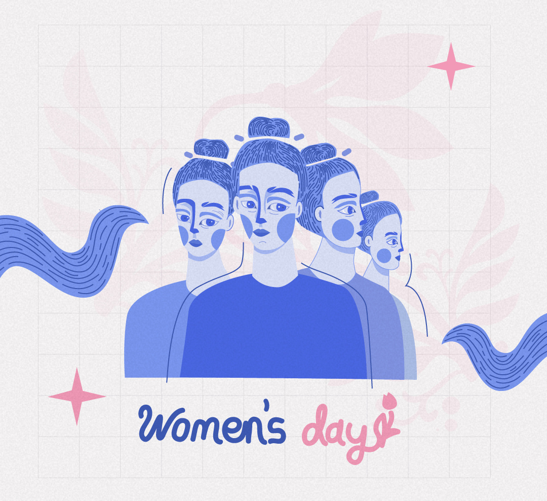 womens's day character characterdesign colour design illustration womens ilustration