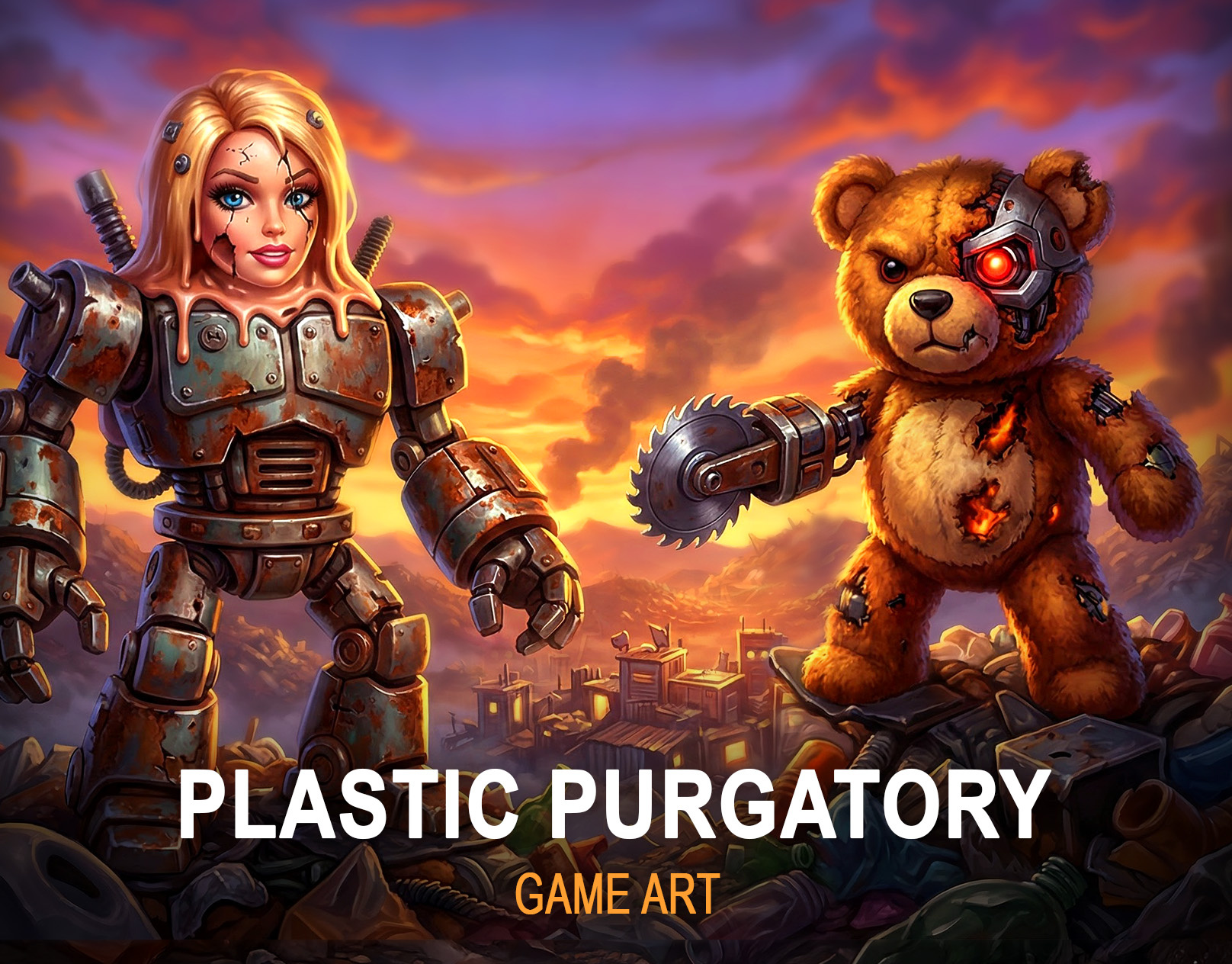Plastic Purgatory — Toxic Toy Slot UI & Symbol Design 2d artwork 2d slot art art outsourcing studio casino slot services digital art gamix labs plastic purgatory slot theme slot art slot art services slot art services studio slot design slot game slot game animation slot game services slot game ui slot machine slot symbols slot uiux slots toxic toys theme